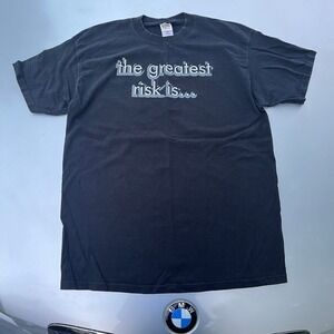 "the greatest risk is not taking one" vintage tshirt